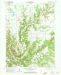 preview thumbnail of historical topo map of Wallace, IN in 1961