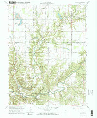 preview thumbnail of historical topo map of Wallace, IN in 1961