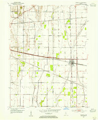 Download a high-resolution, GPS-compatible USGS topo map for Wanatah, IN (1955 edition)