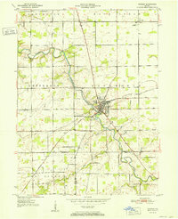1952 Map of Warren, IN