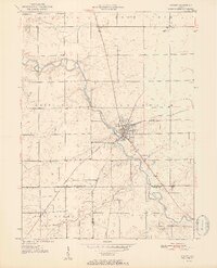 1952 Map of Warren, IN