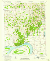 Download a high-resolution, GPS-compatible USGS topo map for West Franklin, IN (1965 edition)