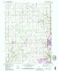 Download a high-resolution, GPS-compatible USGS topo map for Westfield, IN (1995 edition)