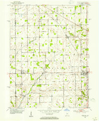Download a high-resolution, GPS-compatible USGS topo map for Westfield, IN (1954 edition)