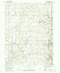 Download a high-resolution, GPS-compatible USGS topo map for Westfield, IN (1971 edition)