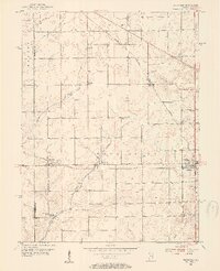 1953 Map of Westfield, 1954 Print