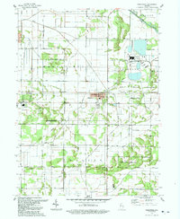 Download a high-resolution, GPS-compatible USGS topo map for Wheatfield, IN (1992 edition)