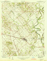 Download a high-resolution, GPS-compatible USGS topo map for Wheatland, IN (1944 edition)