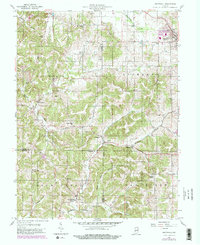 Download a high-resolution, GPS-compatible USGS topo map for Whitehall, IN (1981 edition)