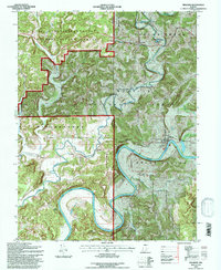 Download a high-resolution, GPS-compatible USGS topo map for Williams, IN (1996 edition)