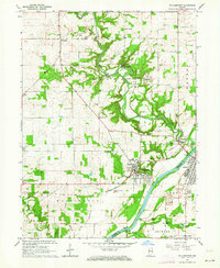 Download a high-resolution, GPS-compatible USGS topo map for Williamsport, IN (1964 edition)