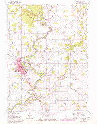Download a high-resolution, GPS-compatible USGS topo map for Winamac, IN (1980 edition)