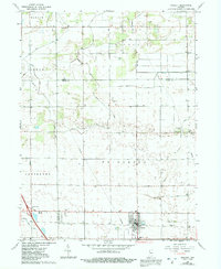 Download a high-resolution, GPS-compatible USGS topo map for Wolcott, IN (1991 edition)
