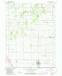 Download a high-resolution, GPS-compatible USGS topo map for Wolcott, IN (1980 edition)
