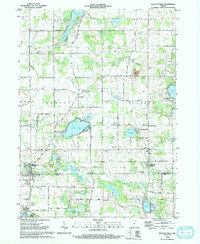 Download a high-resolution, GPS-compatible USGS topo map for Wolcottville, IN (1993 edition)