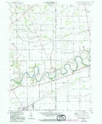 preview thumbnail of historical topo map of Allen County, IN in 1958