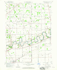 Download a high-resolution, GPS-compatible USGS topo map for Woodburn North, IN (1970 edition)