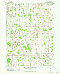 preview thumbnail of historical topo map of St. Joseph County, IN in 1961