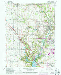 Download a high-resolution, GPS-compatible USGS topo map for Zionsville, IN (1986 edition)