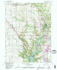 Download a high-resolution, GPS-compatible USGS topo map for Zionsville, IN (1988 edition)