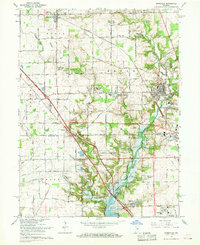 Download a high-resolution, GPS-compatible USGS topo map for Zionsville, IN (1968 edition)
