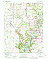 Download a high-resolution, GPS-compatible USGS topo map for Zionsville, IN (1980 edition)