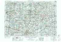 1953 Map of Fort Wayne, 1973 Print