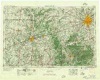 1957 Map of Indianapolis