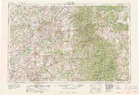 1958 Map of Vincennes