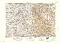 1957 Map of Vincennes