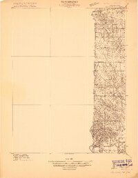 preview thumbnail of historical topo map of Harrison, OH in 1915