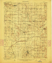 1910 Map of Clay City