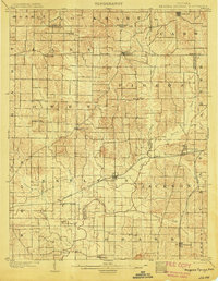 1902 Map of Degonia Springs