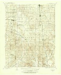 1901 Map of Haubstadt, 1955 Print