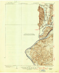 1932 Map of Lawrenceburg, 1946 Print