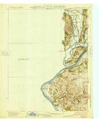 1932 Map of Lawrenceburg