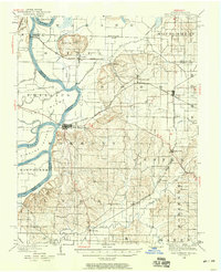 Download a high-resolution, GPS-compatible USGS topo map for New Harmony, IN (1958 edition)