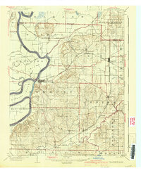 1903 Map of New Harmony, 1942 Print