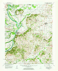 Download a high-resolution, GPS-compatible USGS topo map for New Harmony, IN (1963 edition)