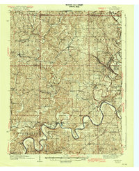 preview thumbnail of historical topo map of Oolitic, IN in 1942