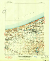 1940 Map of Porter, 1950 Print