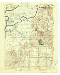1903 Map of Patoka, IN, 1942 Print