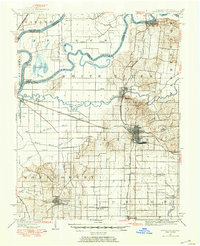 1901 Map of Princeton, 1954 Print