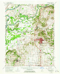 Download a high-resolution, GPS-compatible USGS topo map for Princeton, IN (1964 edition)