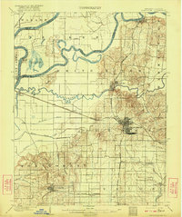 1903 Map of Princeton, 1922 Print