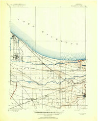 1900 Map of Hammond, IN, 1951 Print