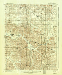 Download a high-resolution, GPS-compatible USGS topo map for Velpen, IN (1936 edition)