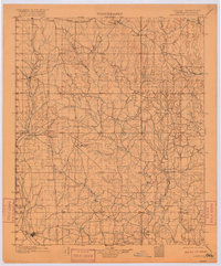1901 Map of Addington, 1916 Print