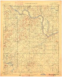 1900 Map of Okmulgee