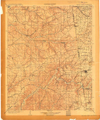 1904 Map of Siloam Springs